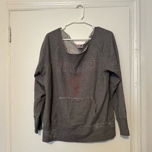 Women’s gray PHILLIES top size XL